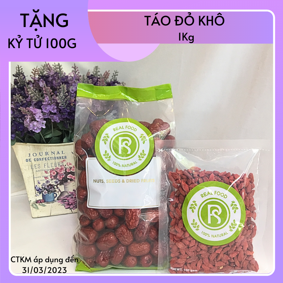 Táo đỏ tân cương nguyên hạt real food
