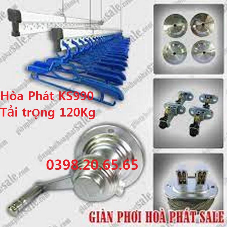 Giàn phơi thông minh Hòa Phát KS-990