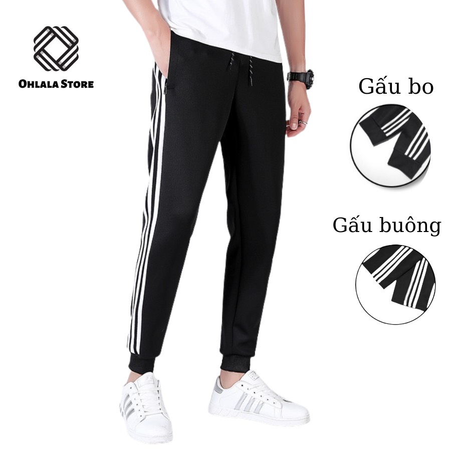 Quần jogger nam thể thao 3 sọc - quần dài nam