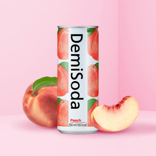 Nước ngọt soda Demisoda Hàn Quốc vị đào 250ml