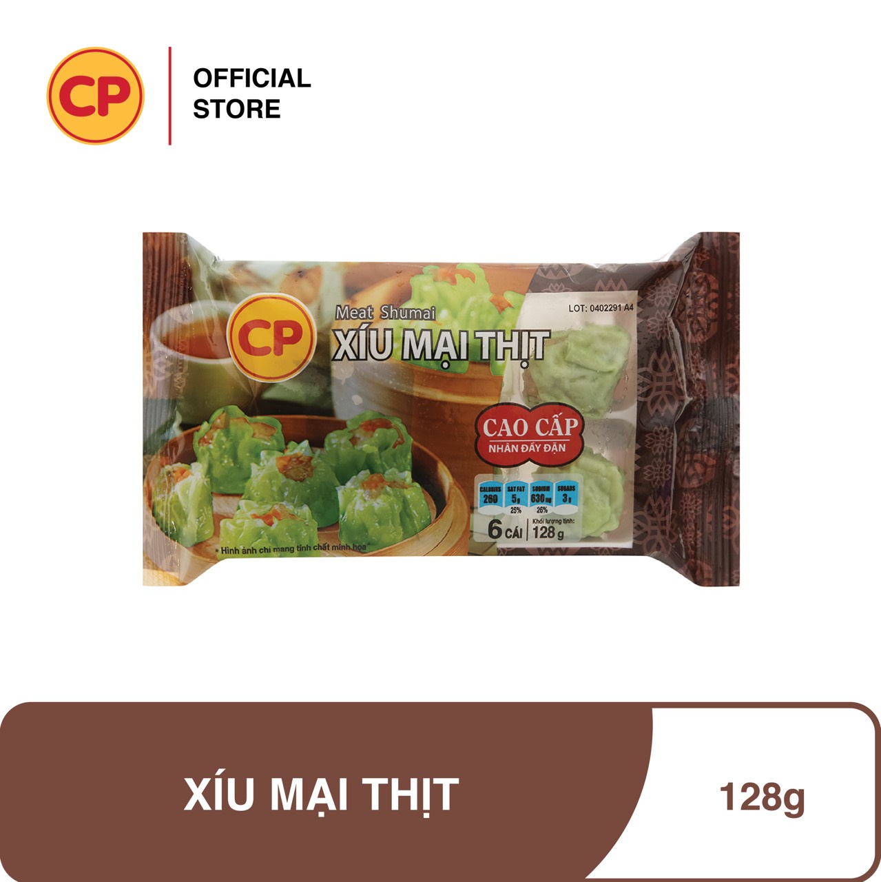 Xíu mại thịt CP 128g