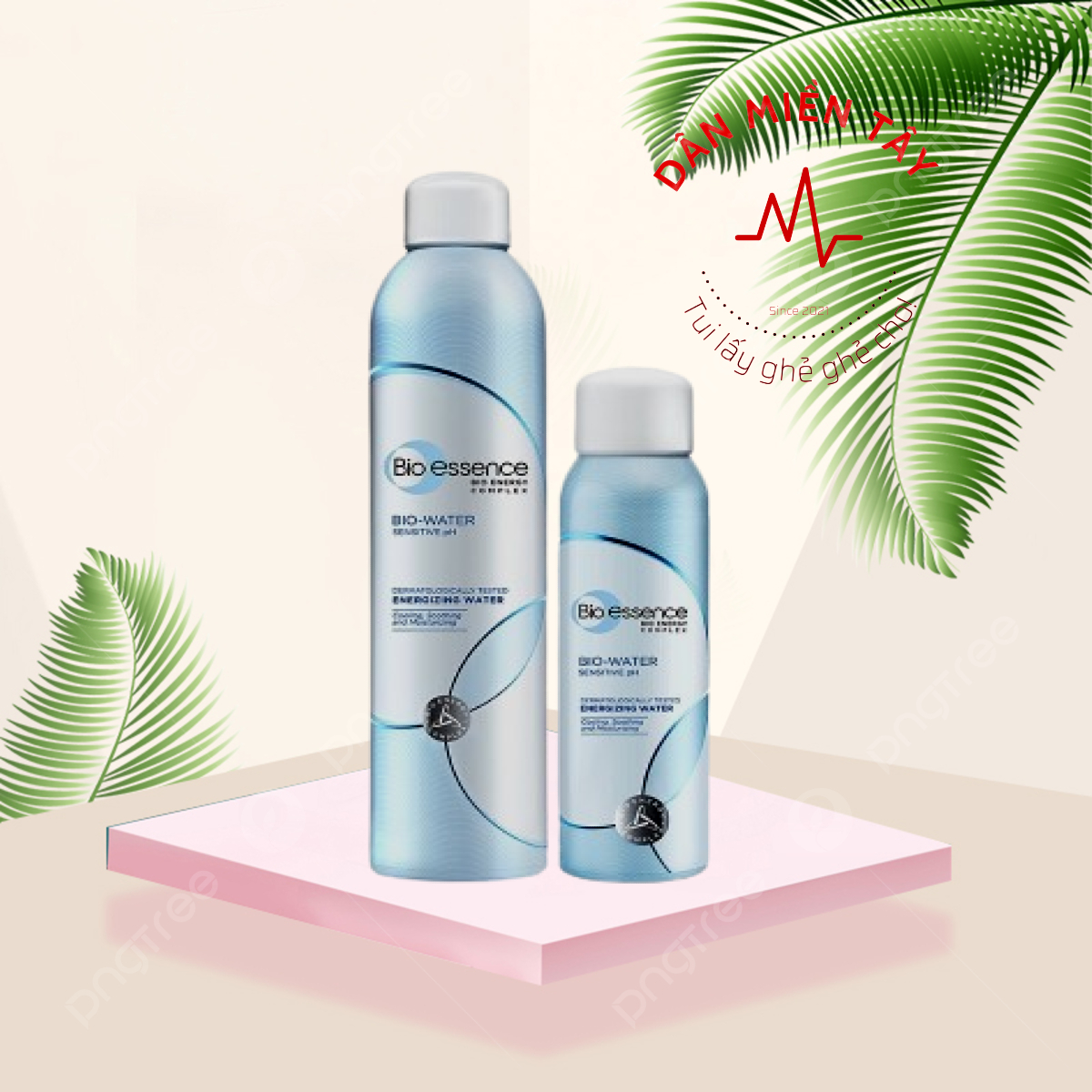 Nước xịt khoáng dưỡng da ẩm mượt mịn màng Bio-Essence Bio-Water Water Energizing 300ml/ 100ml.