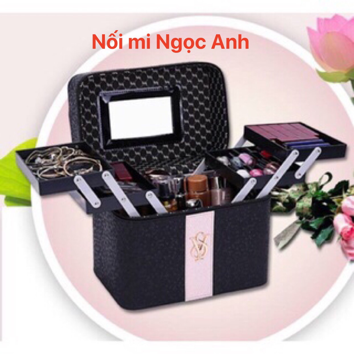 Cốp trang điểm, nối mi, nail, phun săm, Cốp đựng đồ trang điểm