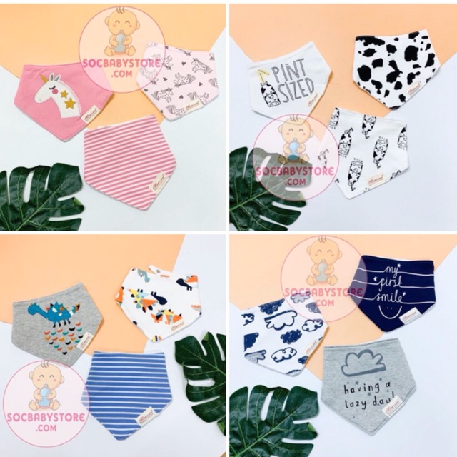 Yếm tam giác set 3 cái momcare