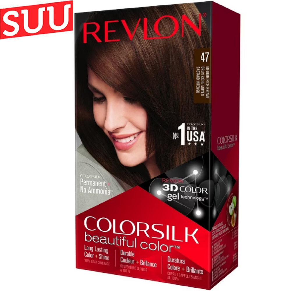 Thuốc nhuộm tóc Revlon số 47 nâu trung bình
