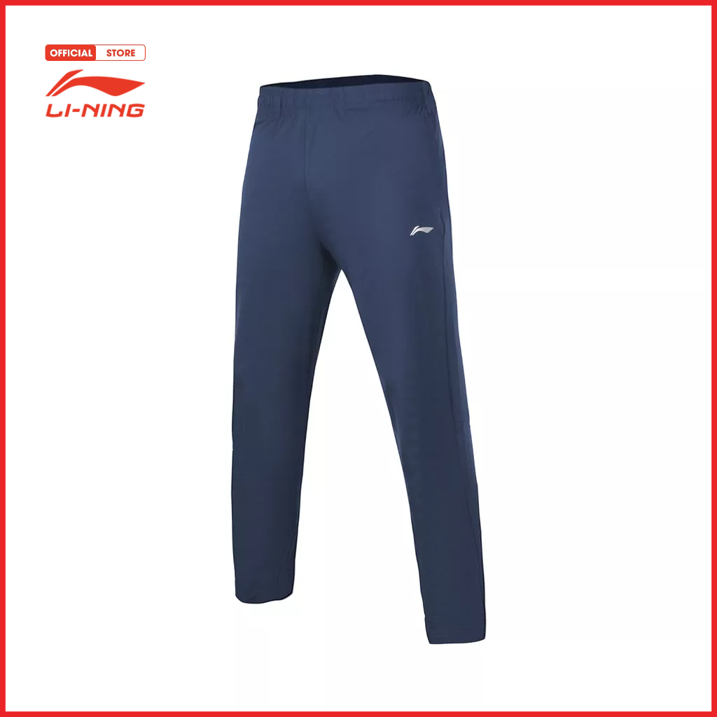 Quần nỉ thể thao nam li-ning essentials aklrg13-1