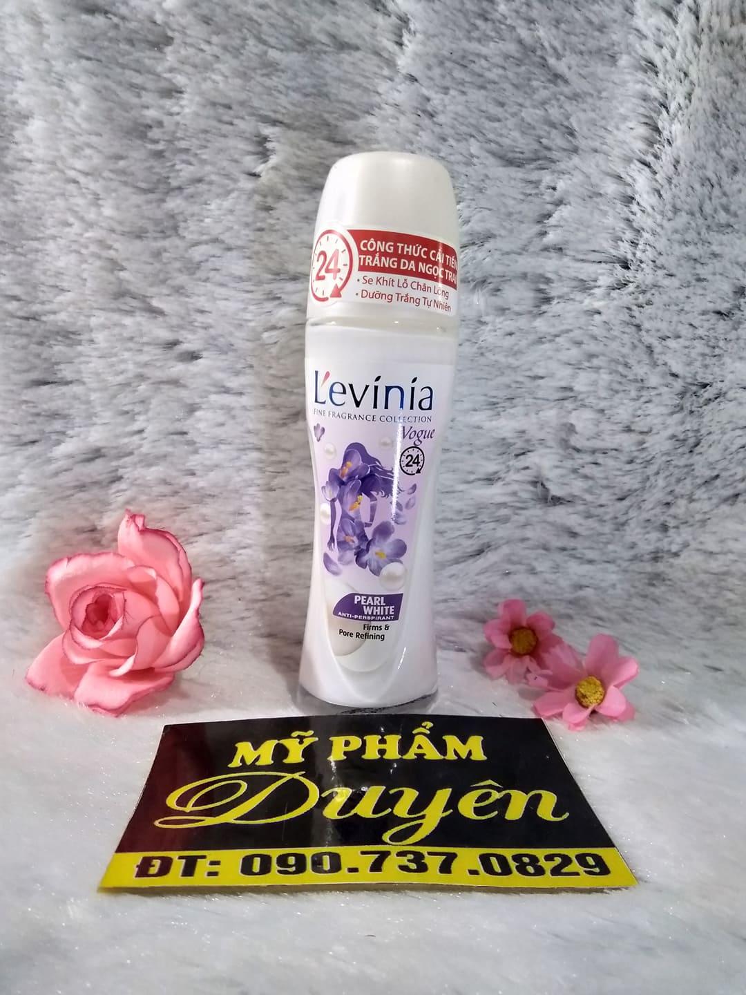 Lăn khử mùi levinia dưỡng trắng da ngọc trai