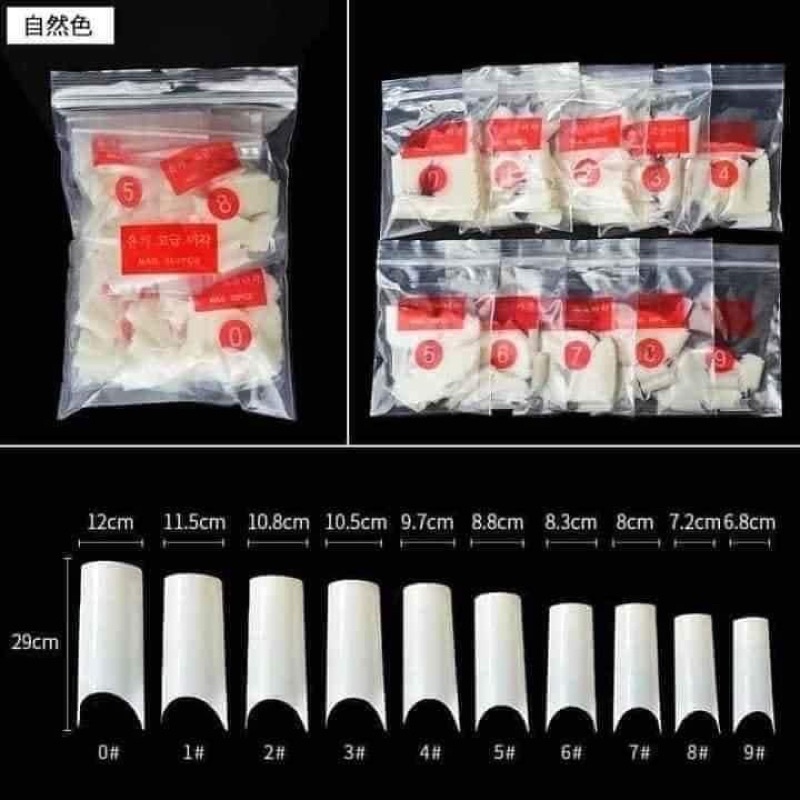 Móng nối hàn quốc chất lượng cao nhiều size móng-phụ kiện nails
