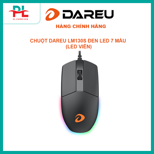 Chuột game dareu lm130s led 7 màu - hàng chính hãng