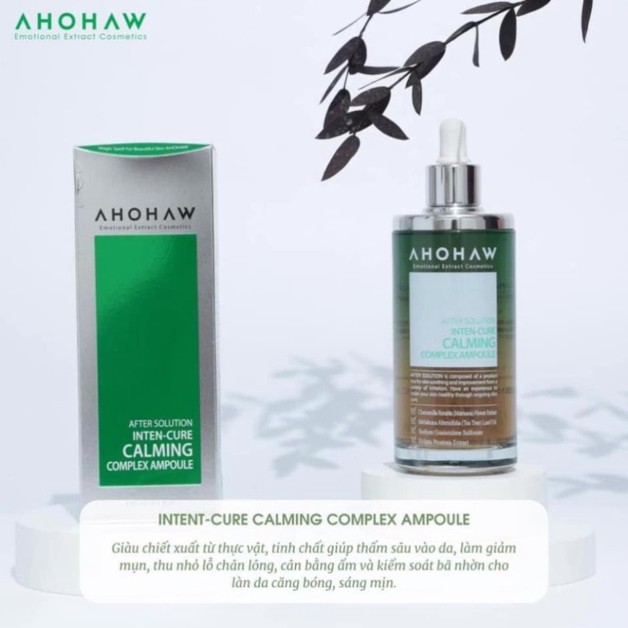 Tinh chất phục hồi, kiểm soát dầu mụn INTEN CURE CALMING COMPLEX AMPOULE AHOHAW