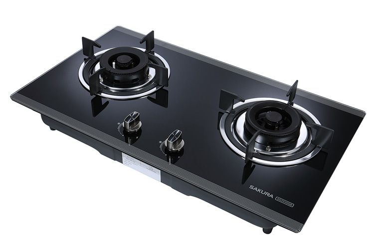 Bếp gas âm sakura sg-2530gb hàng trưng bày mơi 97-98%