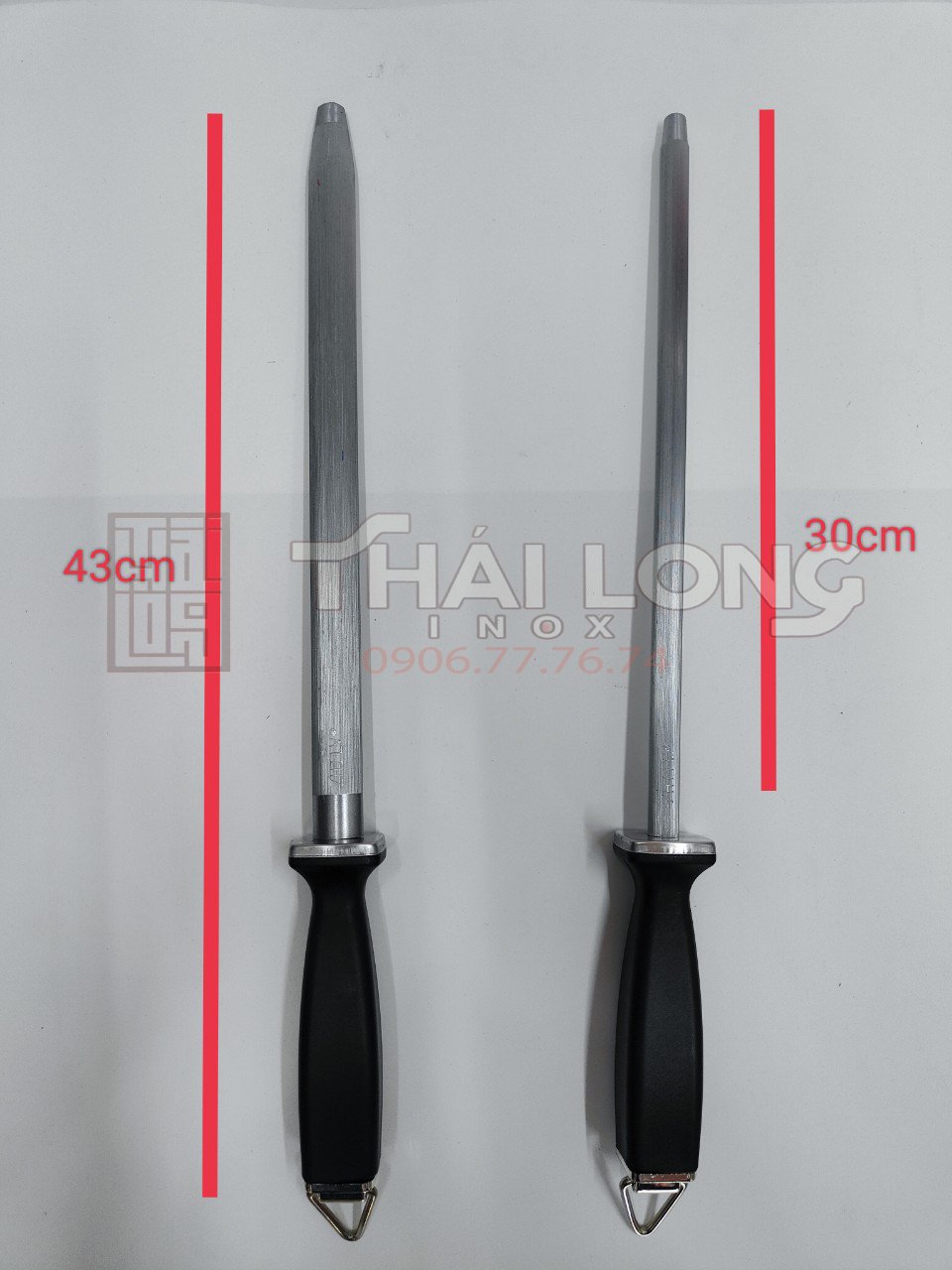 Cây mài dao / Dụng cụ liếc mài dao cán nhựa cao cấp .