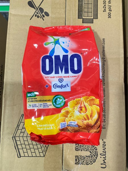 Bột giặt omo tdt comfort 350g