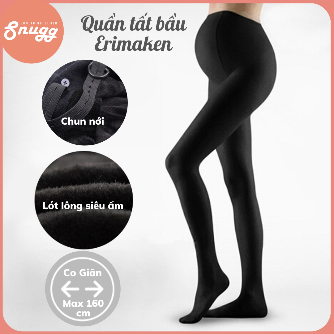 Quần tất lót lông erimaken vỏ mềm chống tĩnh điện 5-15*c - snugg việt snu2028