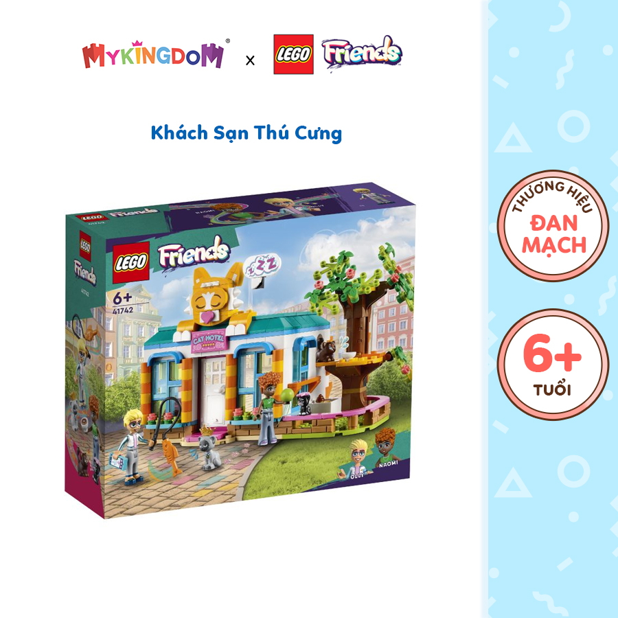 Đồ chơi lego friends khác sạn thú cưng 41742