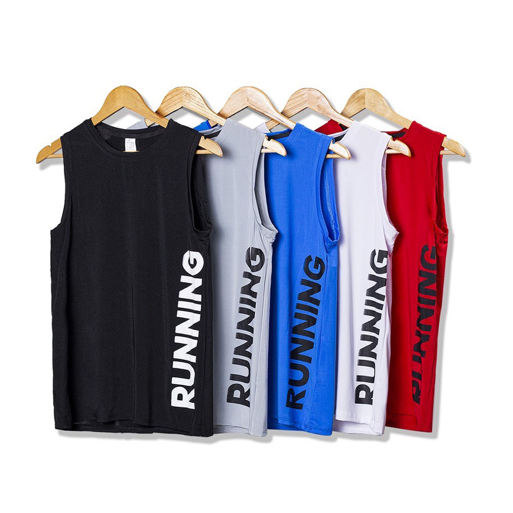 ÁO BA LỖ, ÁO THỂ THAO NAM BA LỖ TANKTOP 5 MÀU RUNNING - MÃ HĐ 04