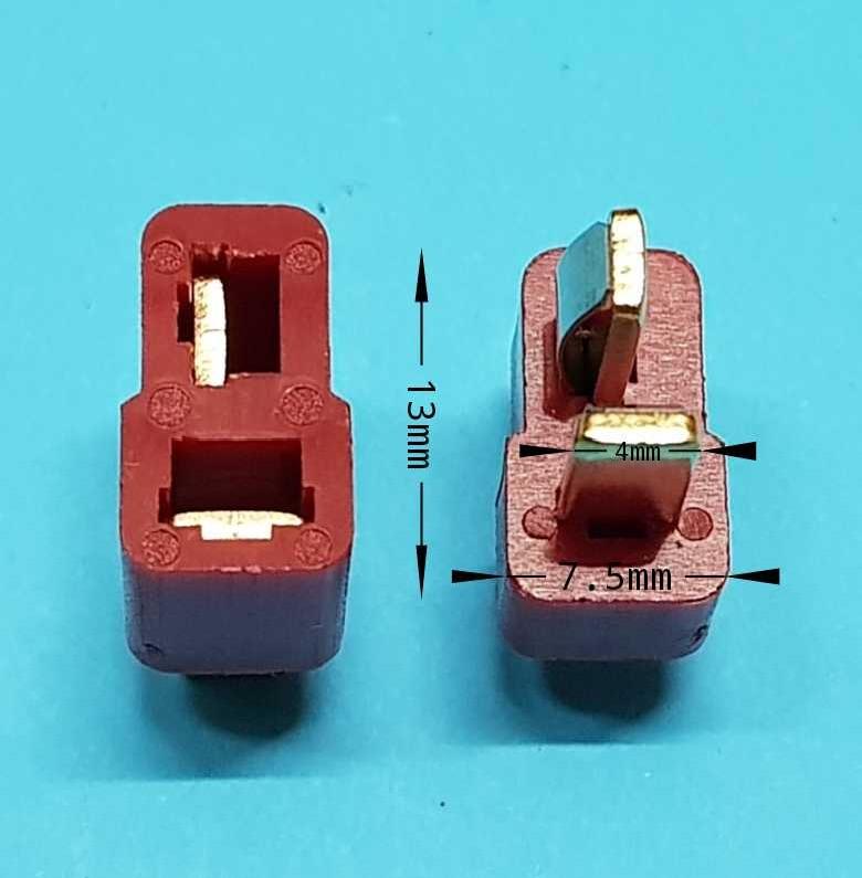 Jack t plug cho đồ chơi điều khiển rc 1 cặp đực cái