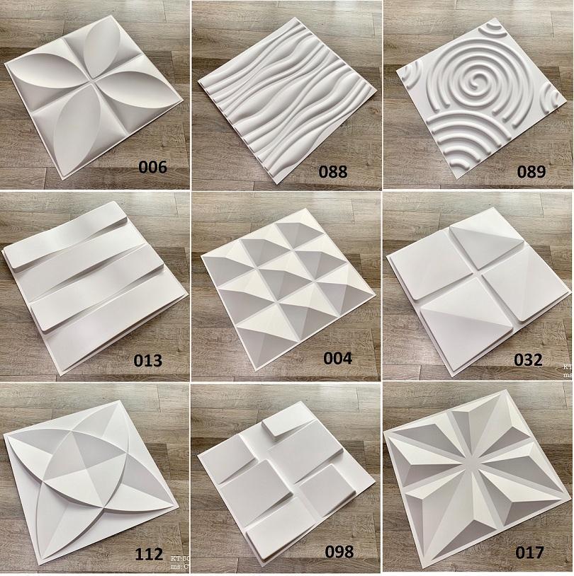 Tấm Nhựa Ốp Tường PVC - SET 10 TẤM 50x50CM