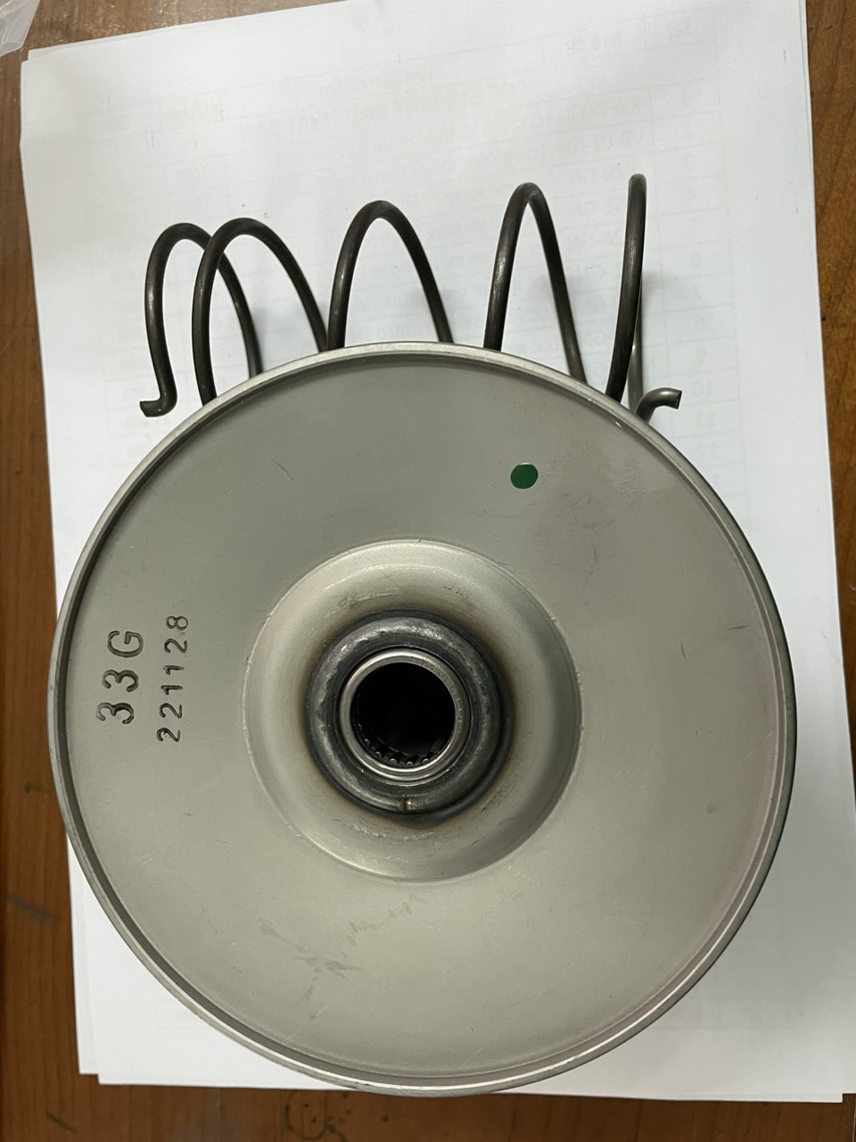Bộ puly nồi sau HAYATE 125