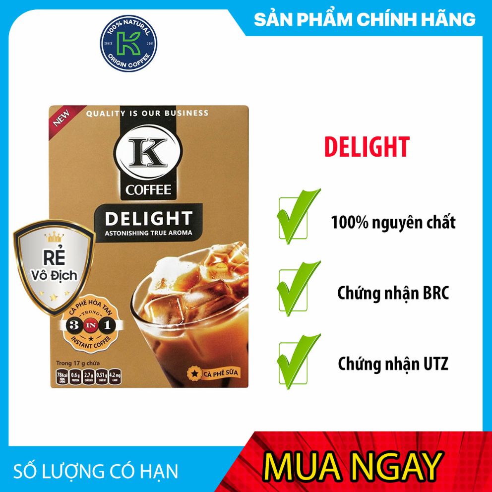 Cafe sữa hòa tan 3in1 .