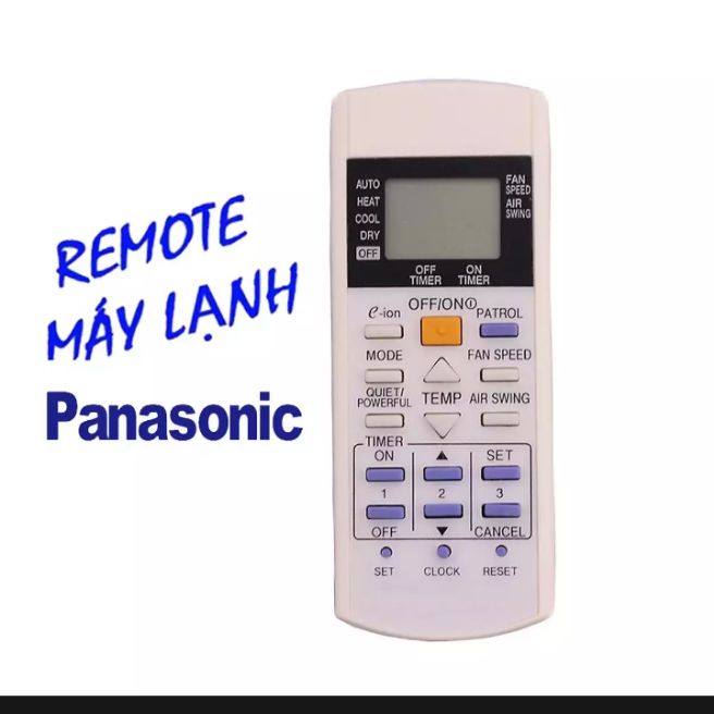 Điều khiển điều hòa Panasonic E-ion 1 và 2 chiều