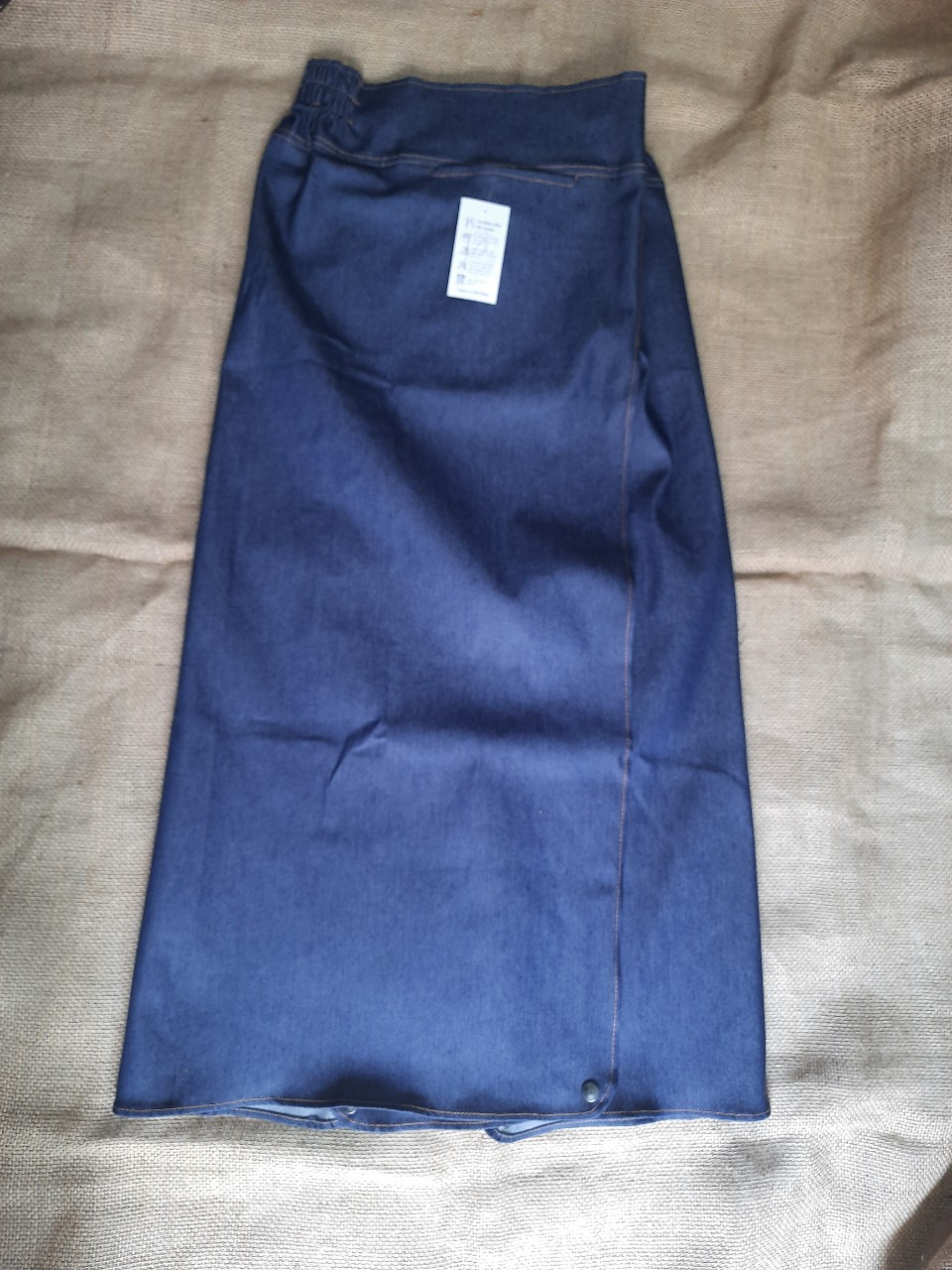 [HCM]Váy chống nắng Jean dày lưng thun vừa dán vừa nút