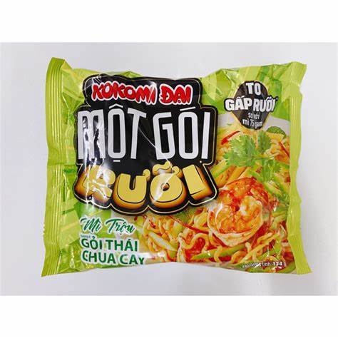 CB 10 GÓI Mì trộn gỏi thái chua cay Kokomi 134g  - 67688