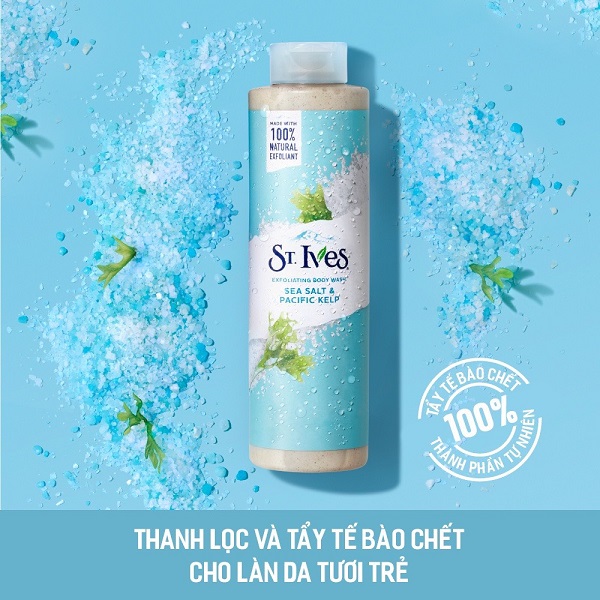 Giảm ₫18,164] Sữa tắm st.ives 650ml làm sạch dịu nhẹ dưỡng ẩm da hương thơm cam  chanh i yến mạch i muối biển i hoa hồng | hoa lan | vanilla - tháng 5/2023  - BeeCost