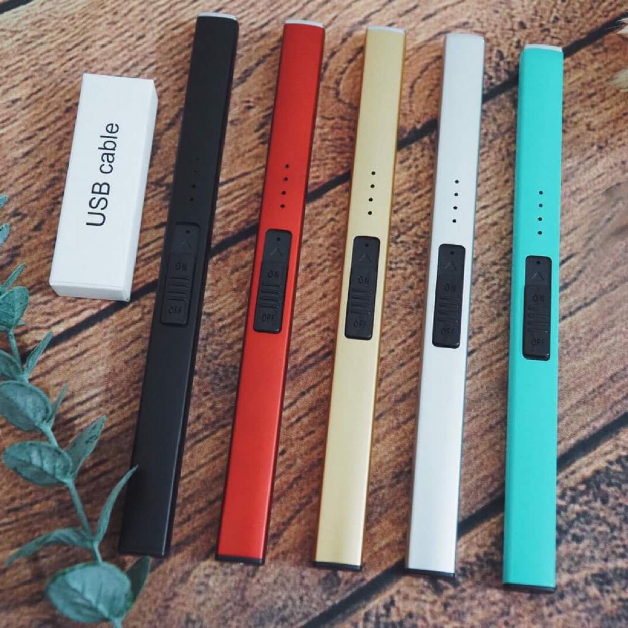 Dụng cụ châm nến thơm - Phụ kiện nến Yankee, Bath and body works... sạc điện bằng USB - Có hiển thị mức pin - Sẵn 7 màu