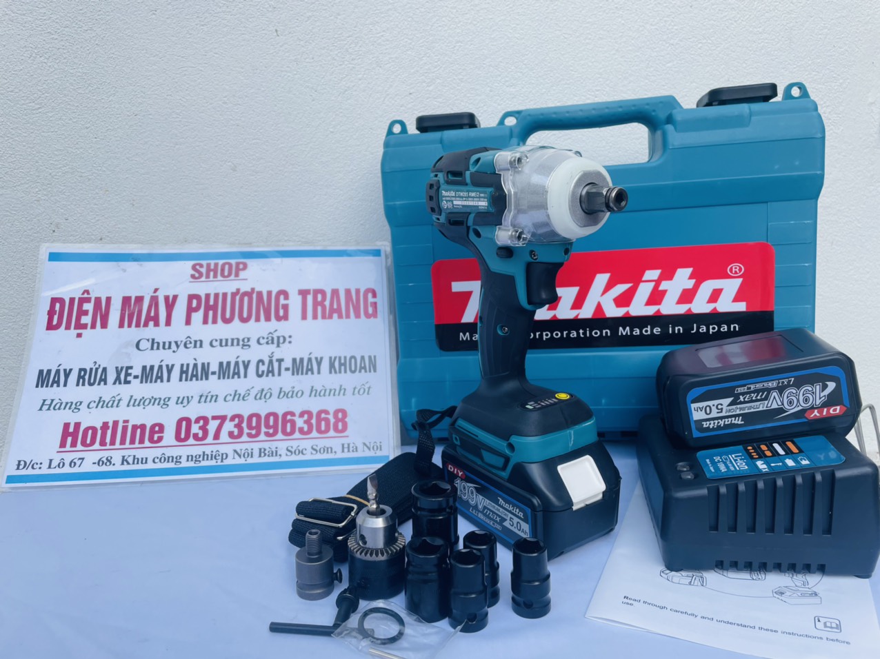 Máy Xiết Bulong MakiTa 199V Xiết ỐC, Bắn Vít, KÈM 2 PIN 10 sell
