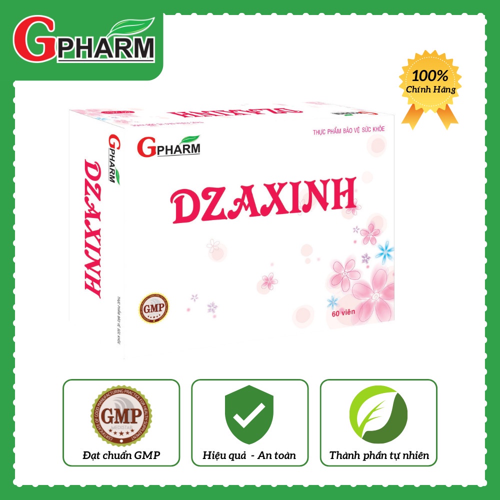 Thực phẩm bảo vệ sức khỏe Viên uống DZAXINH hỗ trợ thanh nhiệt