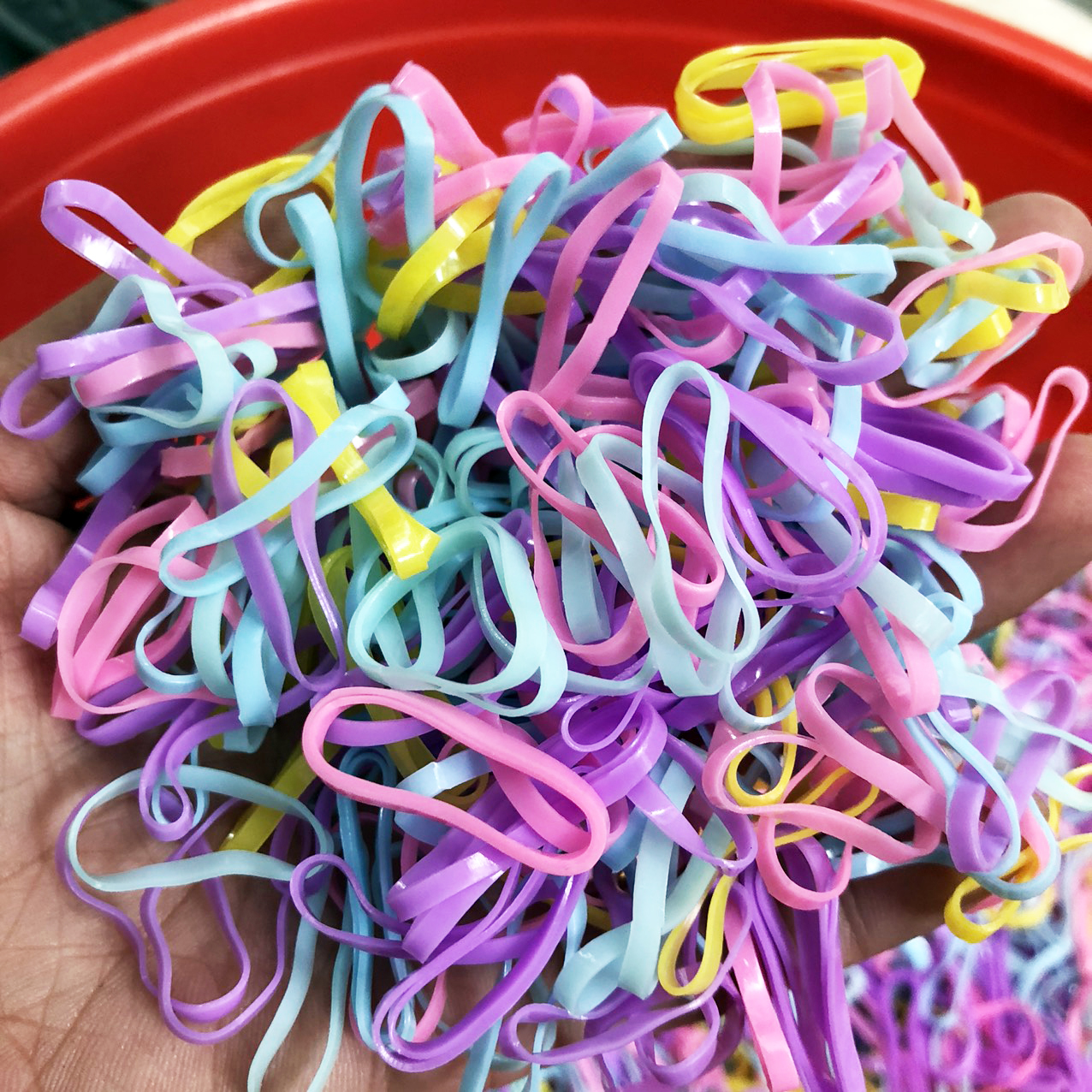 Túi 100g thun cột tóc thái màu kẹo ngọt Phụ Kiện 68