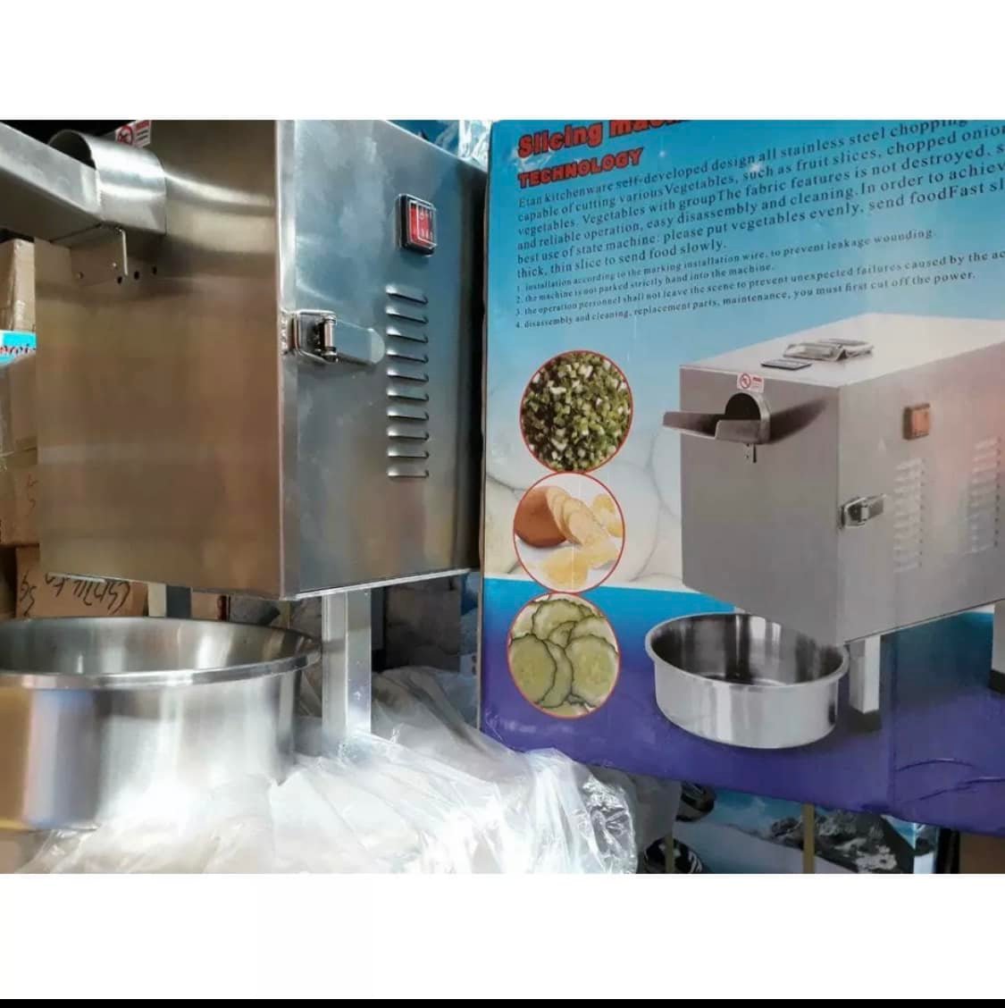 Máy thái hành , rau củ quả công nghiệp,QS-23