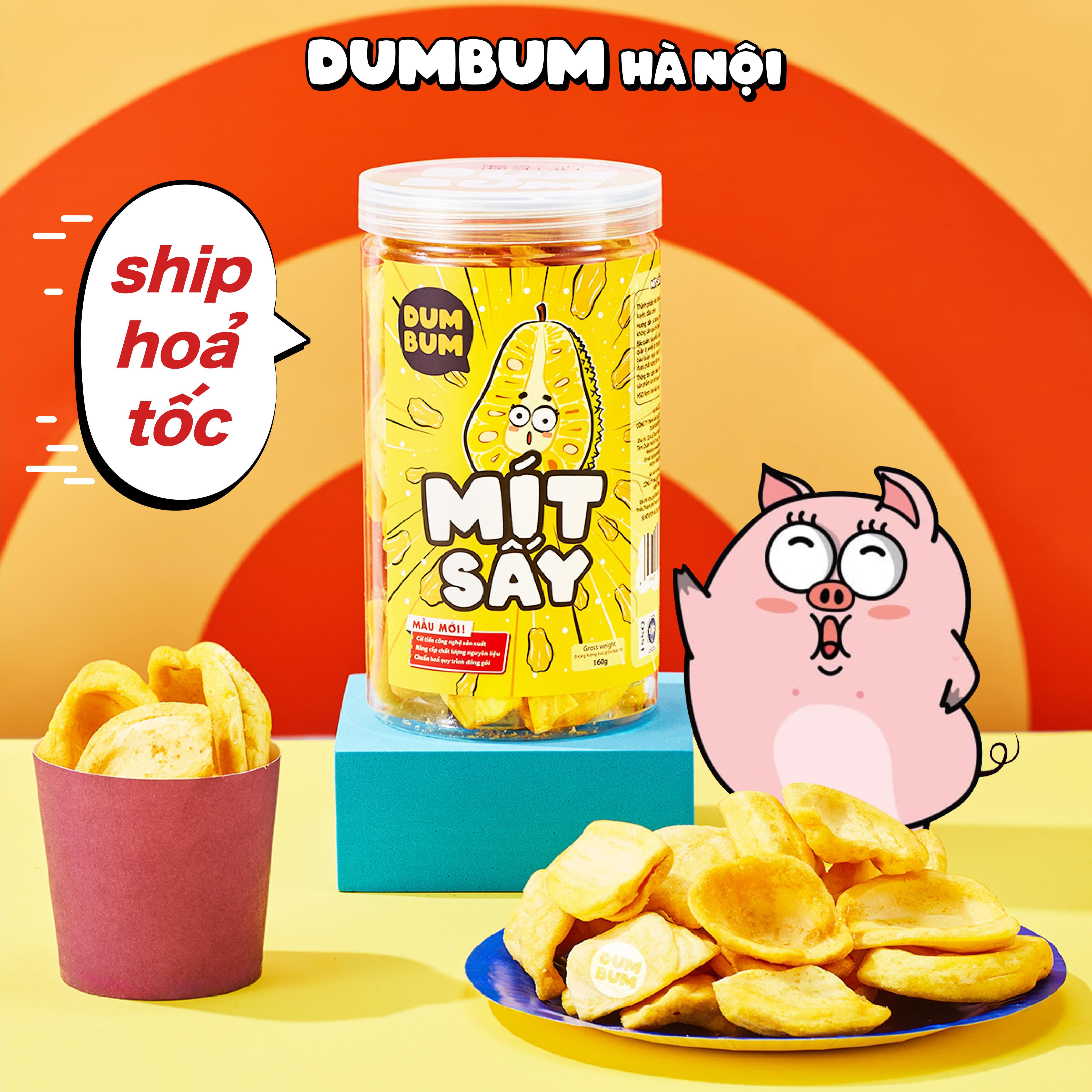 Mít thái sấy 160g DumBum đồ ăn vặt Hà Nội vừa ngon vừa rẻ