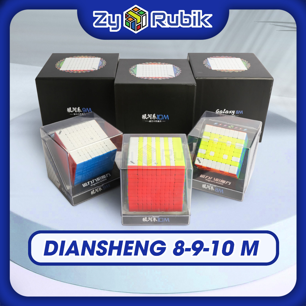 Rubik Diansheng Galaxy 8M Diansheng Galaxy 9M Galaxy 10M Stickerless - Rubik Big Cube Diansheng 8M Diansheng 9M Diansheng 10M - ZyO Rubik