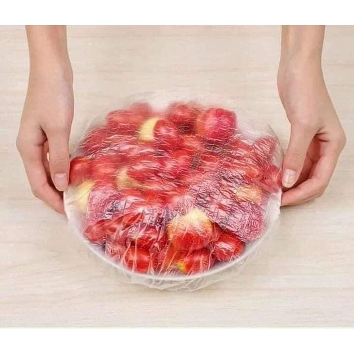 [sẵn sàng] SÉT 100 CÁI TÚI GẤU BO CHUN BỌC THỰC PHẨM Ủ TÓC ĐA NĂNG