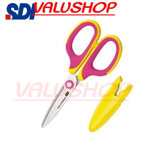 Kéo thủ công học sinh có nắp đậy SDI 0924C, sản phẩm chất lượng cao hàng chính hãng