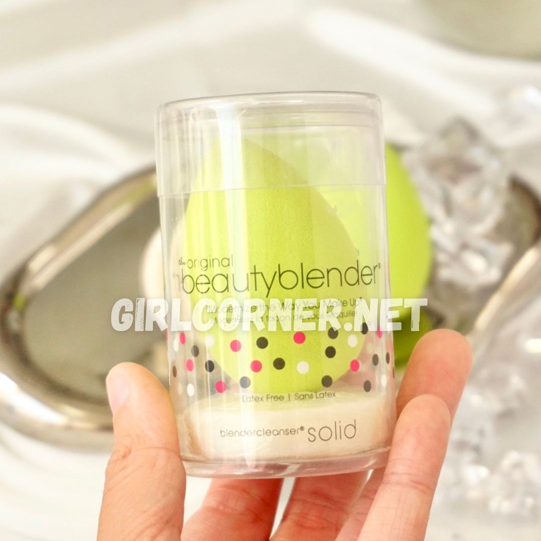 [HCM]Mút Tán Kem Nền Beauty Blender Green + Solid