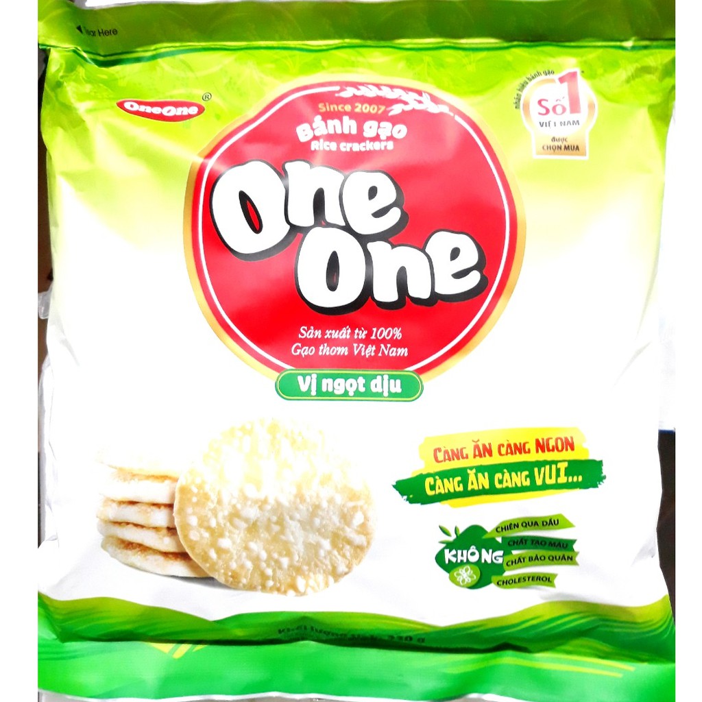 Bánh gạo One One vị ngọt dịu gói 230g