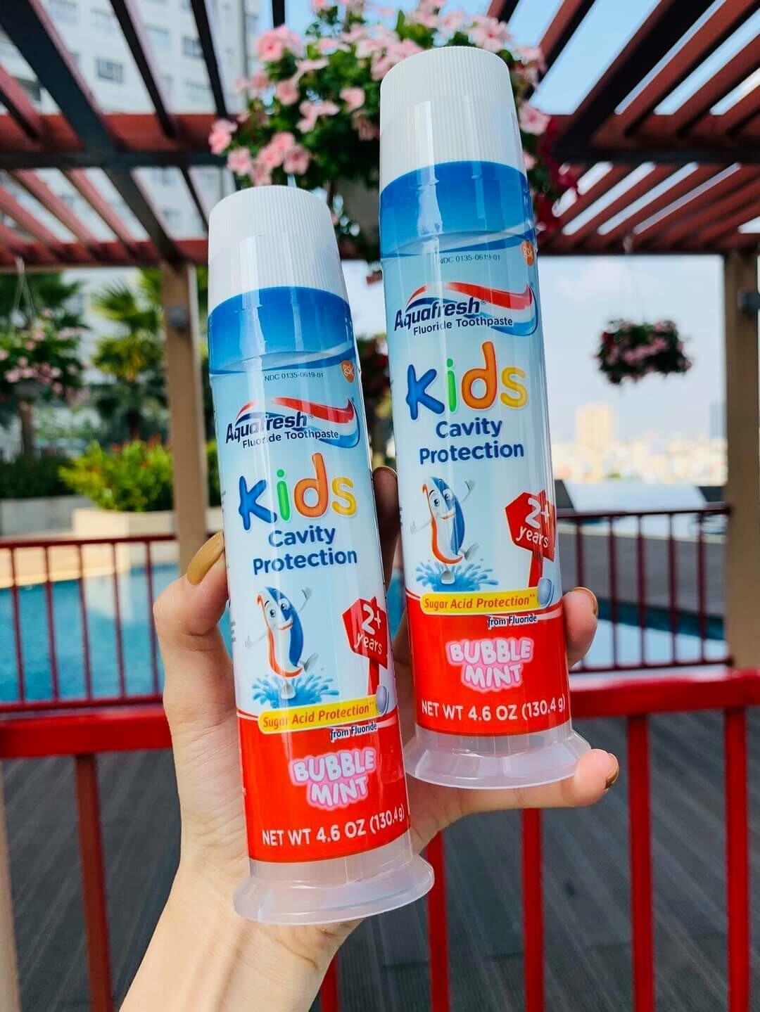 Kem đánh răng Aquafresh Kids Cavity Protection 130g USA