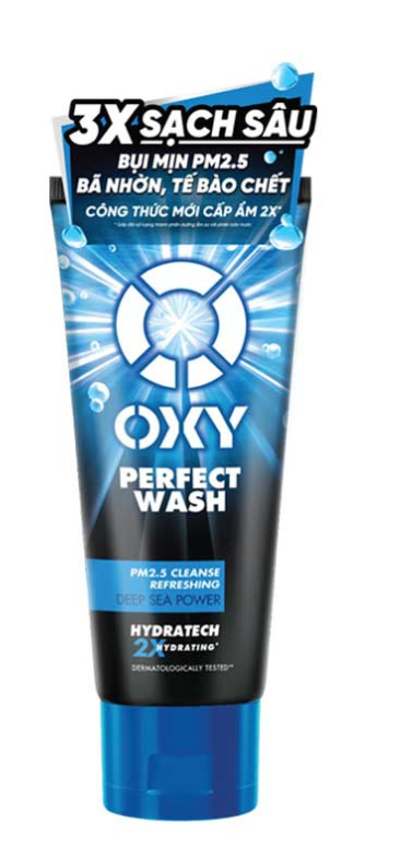 Sữa Rửa Mặt Oxy Perfect Wash tuýp 100g màu xanh dương