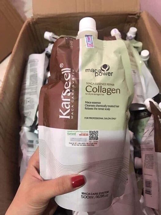 KEM Ủ TÓC PHỤC HỒI COLLAGEN KARSEELL MACA 500ML