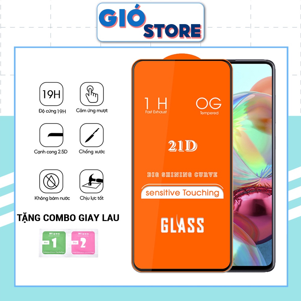 Kính cường lực samsung 21d full màn a11/ a21s/ a51/ a52/ a52s/ a53/ a71/ a72/a73/ m51/ m52/ m53