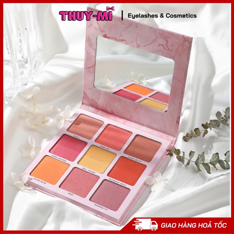 Phấn má hồng, phấn mắt 9 ô Gella's hot trend