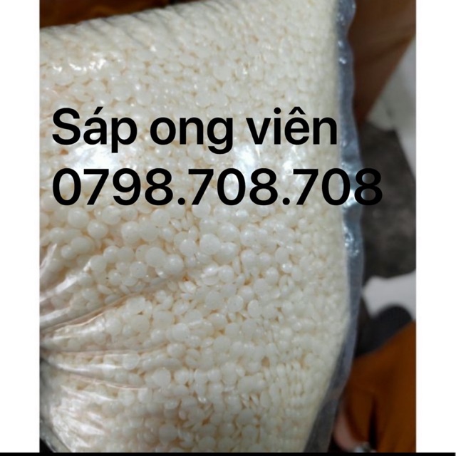 Sáp ong viên nguyên liệu làm mỹ phẩm 1kg