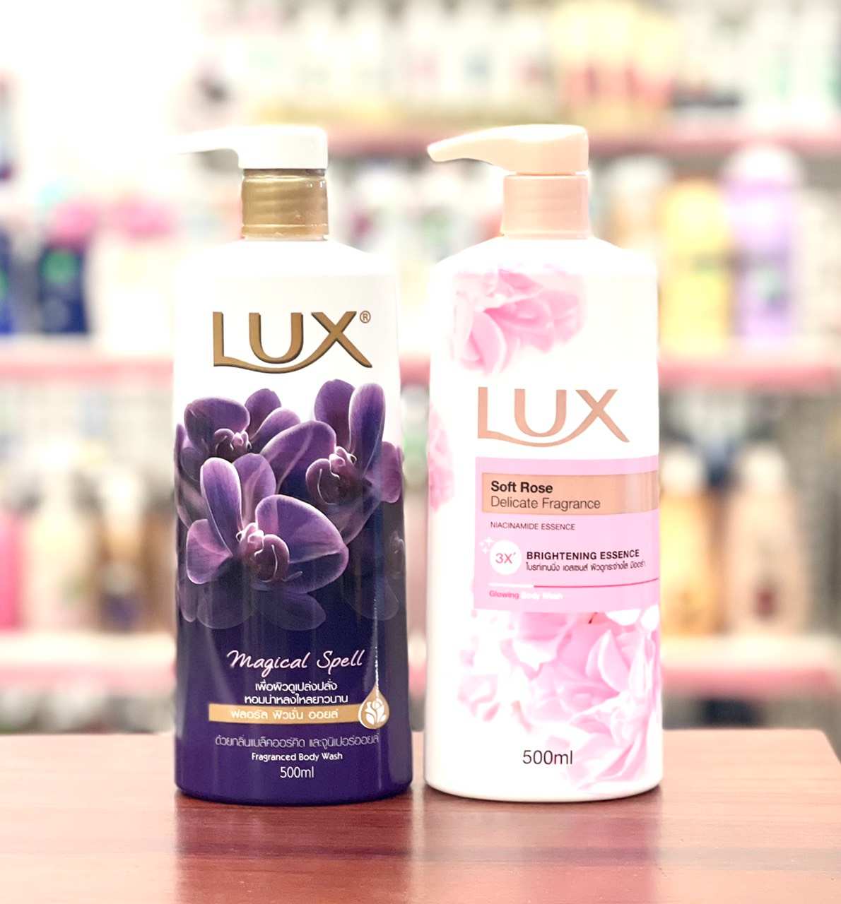 Cặp sữa tắm lux hương nước hoa thái lan 500ml chính hãng