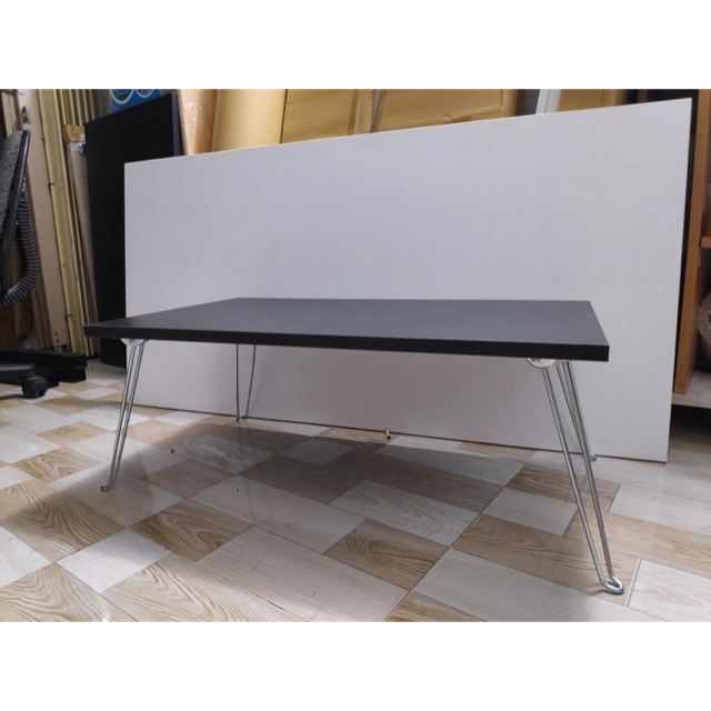 Bàn học sinh chân gấp gọn màu đen