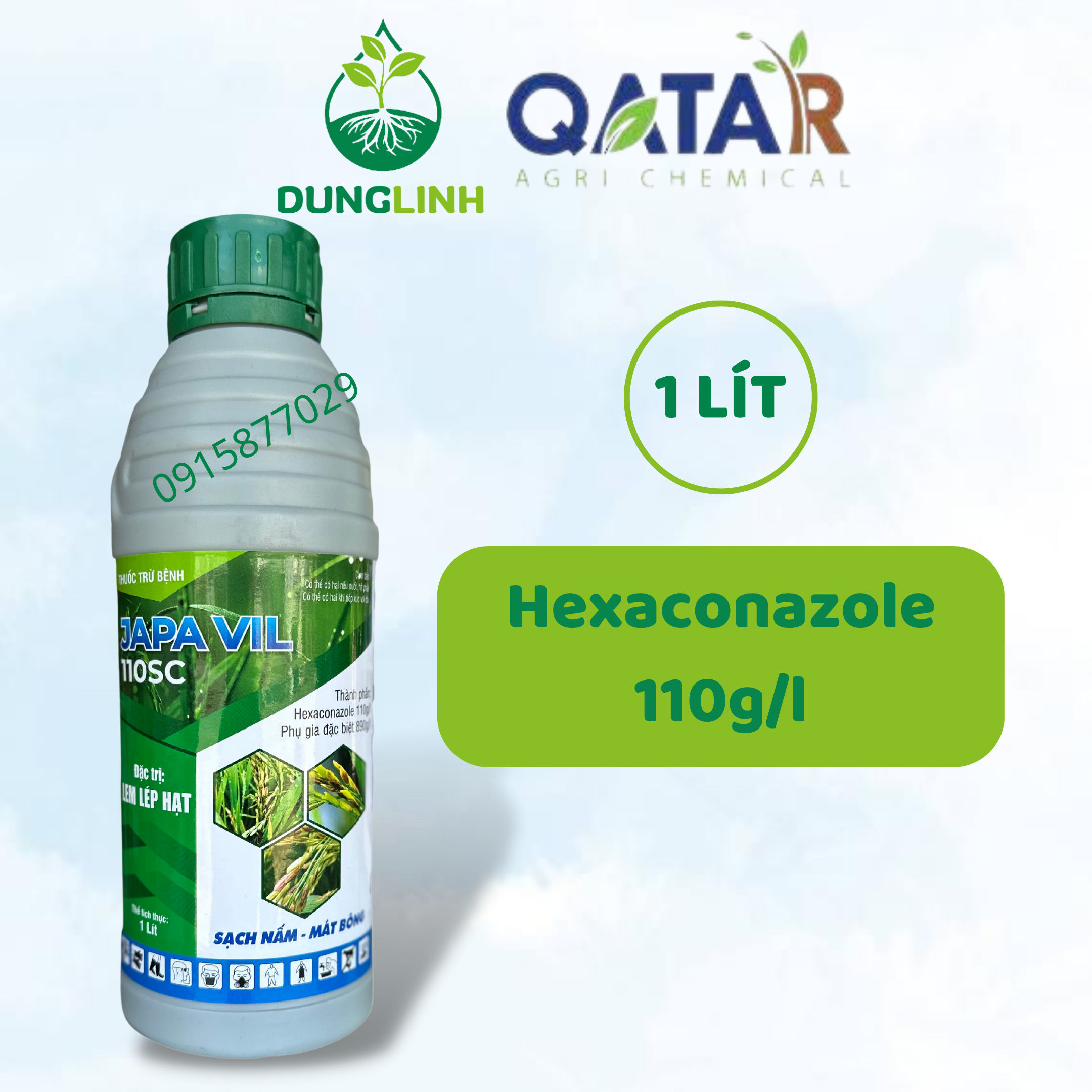 Japa Vil 110SC Hexaconazole 110g/l cùng hoạt chất với anvil