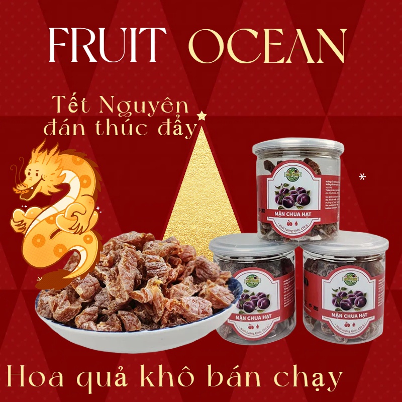 Bịch mơ sấy chua ngọt/mứt quả sấy/đồ ăn vặt vị chua ngọt bắt vị dễ ăn 150gr mận chua hạt mơ sấy chua ngọt