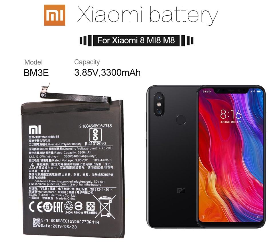 Pin sạc thay thế cho xiaomi mi8 - bm3e , pin xiaomi mi8